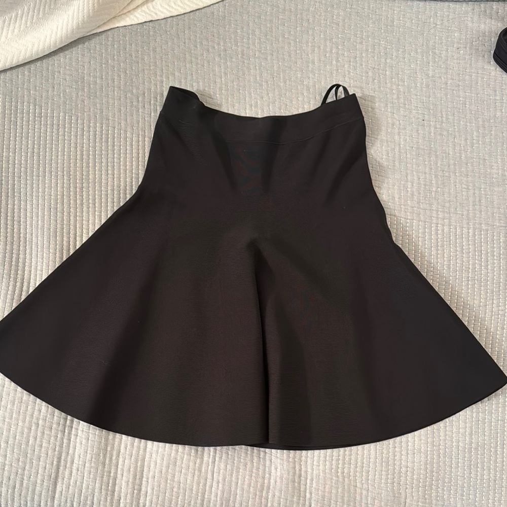 BCBGMaxAzria Black Skater Skirt